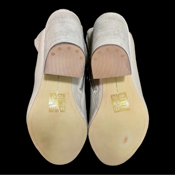 DOLCE VITA, CHIC, OPEN TOE/HEEL BOOTIE. NUDE LEATHER BOOTIE. SIZE 10 - Picture 8 of 10